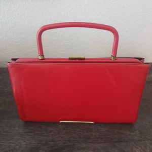 Vintage Garay Red Clutch Purse